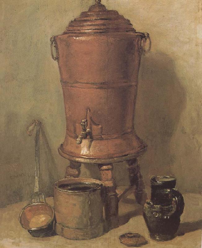 Jean Baptiste Simeon Chardin Copper water tank France oil painting art